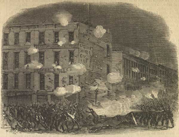 Draft Riots 1863 - Fighting