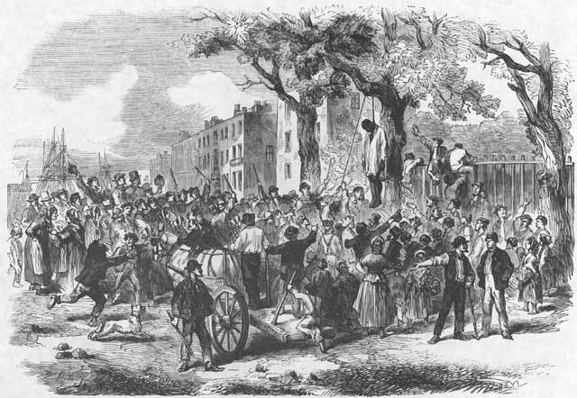 Draft Riots 1863 - Lynching