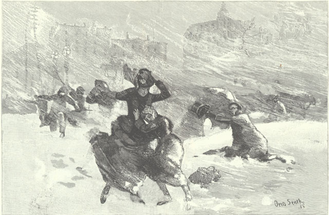 Blizzard of 1888 - Union Square
