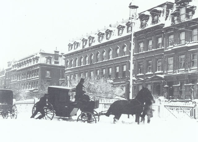 Blizzard of 1888 - Street Scene