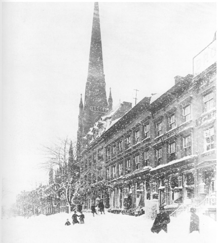 Blizzard of 1888 - Trinity Church