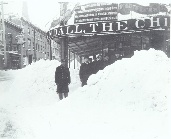 Blizzard of 1888 - Pierpont Street Scene