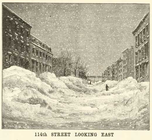 Blizzard of 1888 - 114th Street