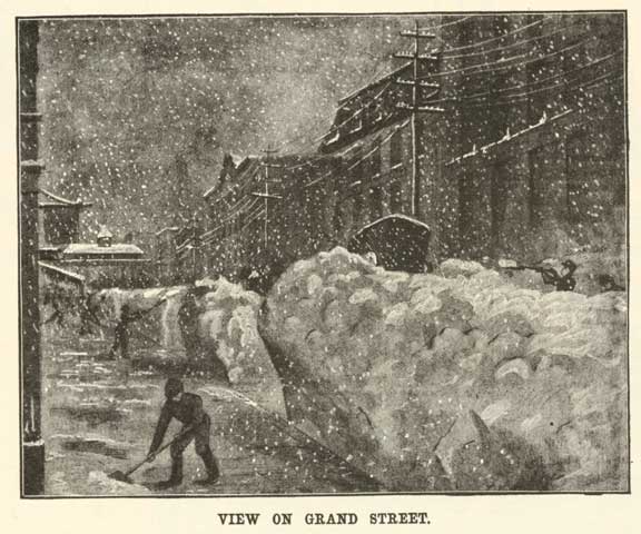 Blizzard of 1888 - Grand Street