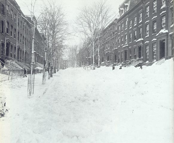Blizzard of 1888 - Brooklyn Scene