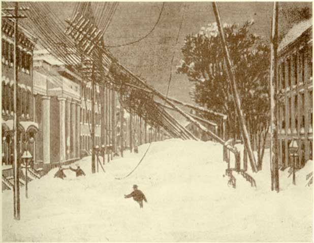 Blizzard 1888- Fallen Wires
