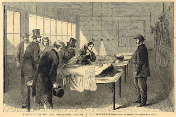 A Scene in the New York Morgue